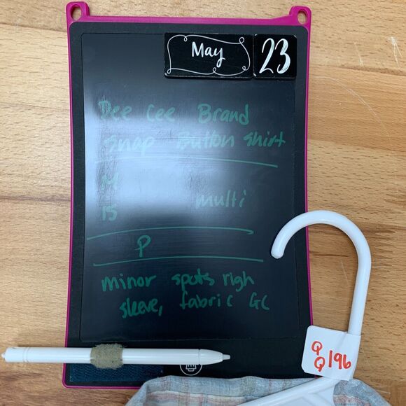 Vintage Dee Cee Western Shirt Mens 15 Plaid Long Sleeve Snap Button Up Made USA - Picture 10 of 11